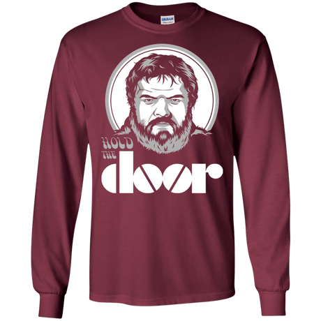 T-Shirts Maroon / S Hold the Doors Men's Long Sleeve T-Shirt