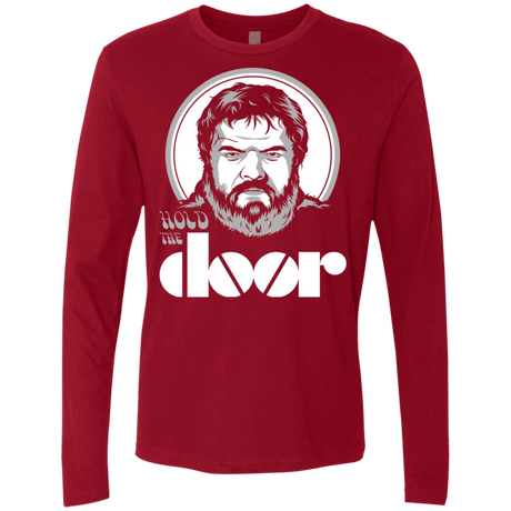 T-Shirts Cardinal / S Hold the Doors Men's Premium Long Sleeve