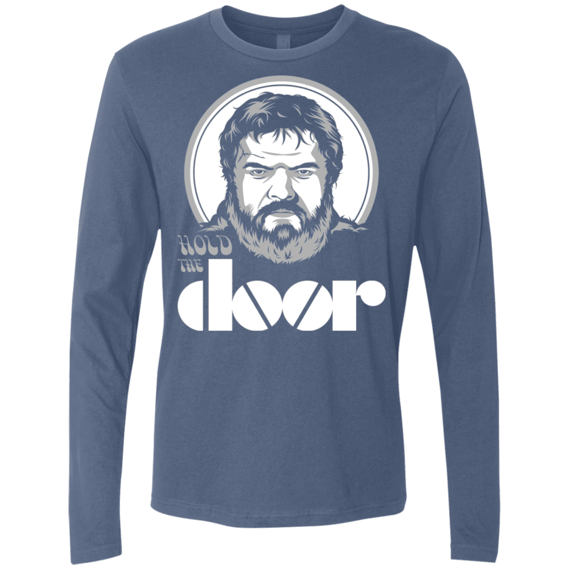 T-Shirts Indigo / S Hold the Doors Men's Premium Long Sleeve