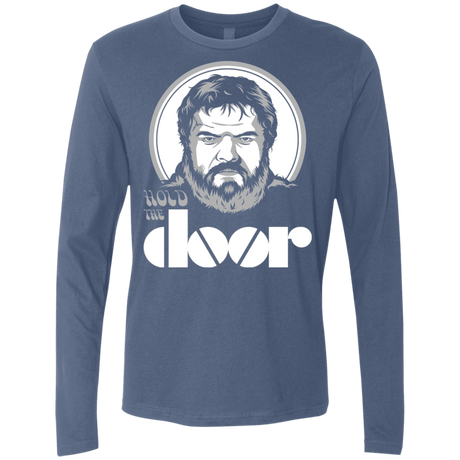 T-Shirts Indigo / S Hold the Doors Men's Premium Long Sleeve