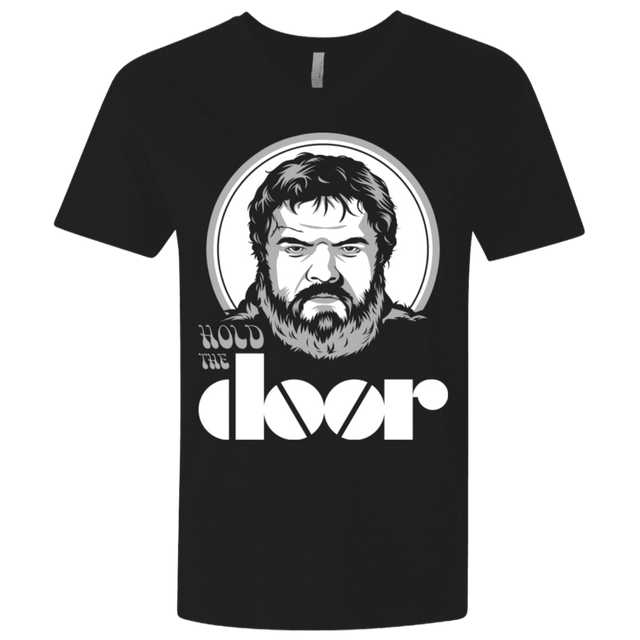 T-Shirts Black / X-Small Hold the Doors Men's Premium V-Neck