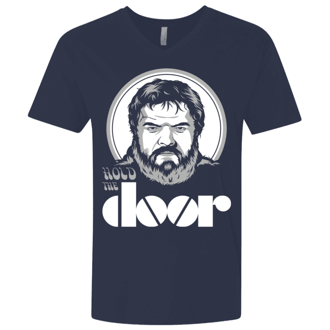 T-Shirts Midnight Navy / X-Small Hold the Doors Men's Premium V-Neck