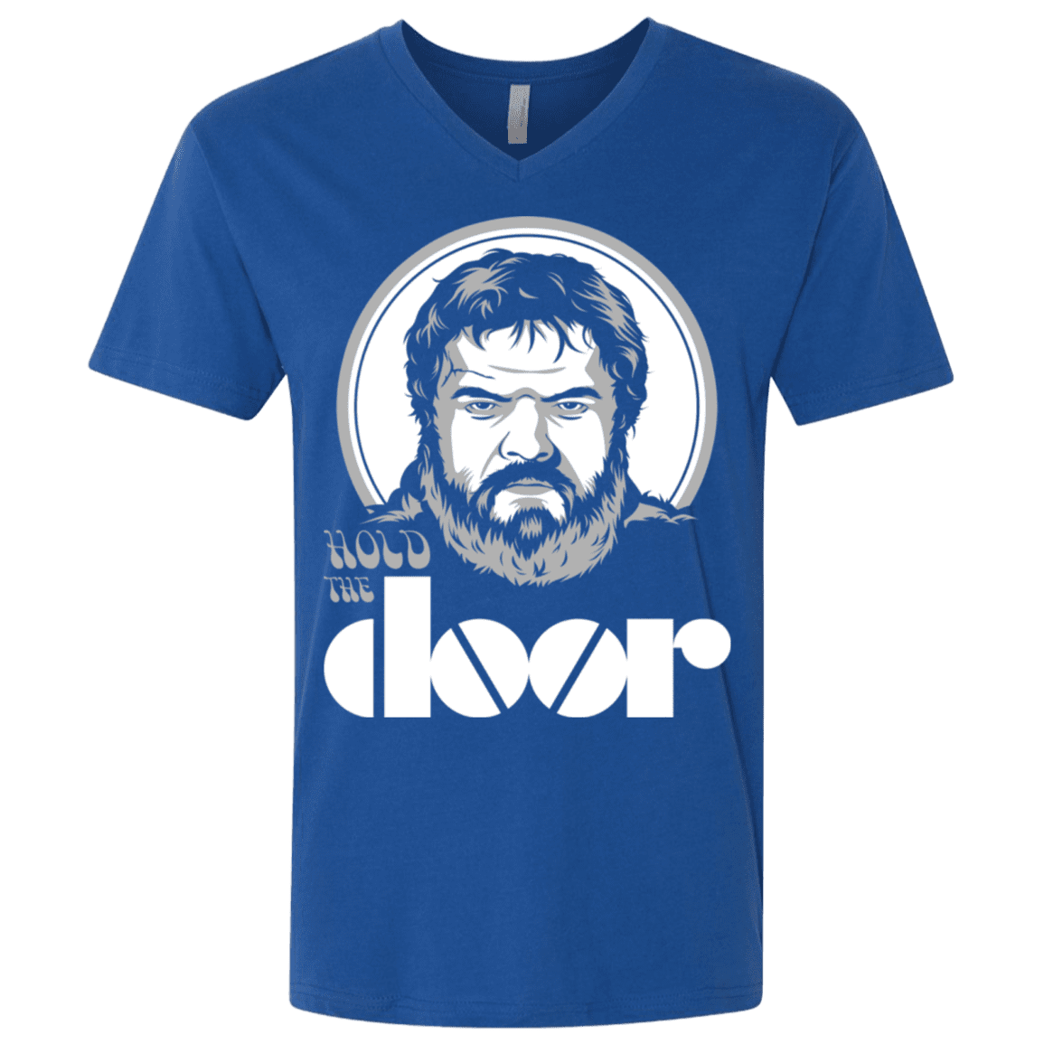 T-Shirts Royal / X-Small Hold the Doors Men's Premium V-Neck