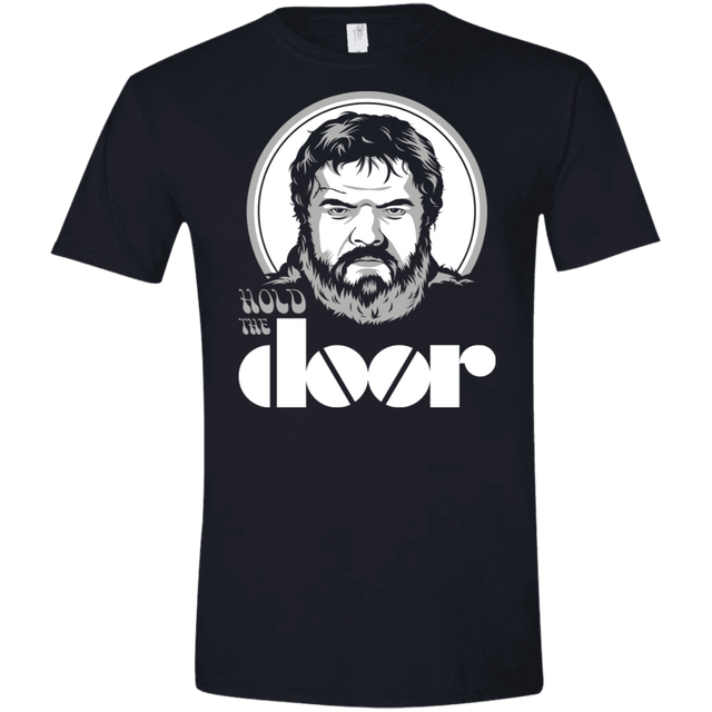 T-Shirts Black / X-Small Hold the Doors Men's Semi-Fitted Softstyle