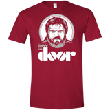 T-Shirts Cardinal Red / S Hold the Doors Men's Semi-Fitted Softstyle