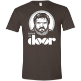 T-Shirts Dark Chocolate / S Hold the Doors Men's Semi-Fitted Softstyle