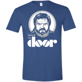 T-Shirts Heather Royal / X-Small Hold the Doors Men's Semi-Fitted Softstyle