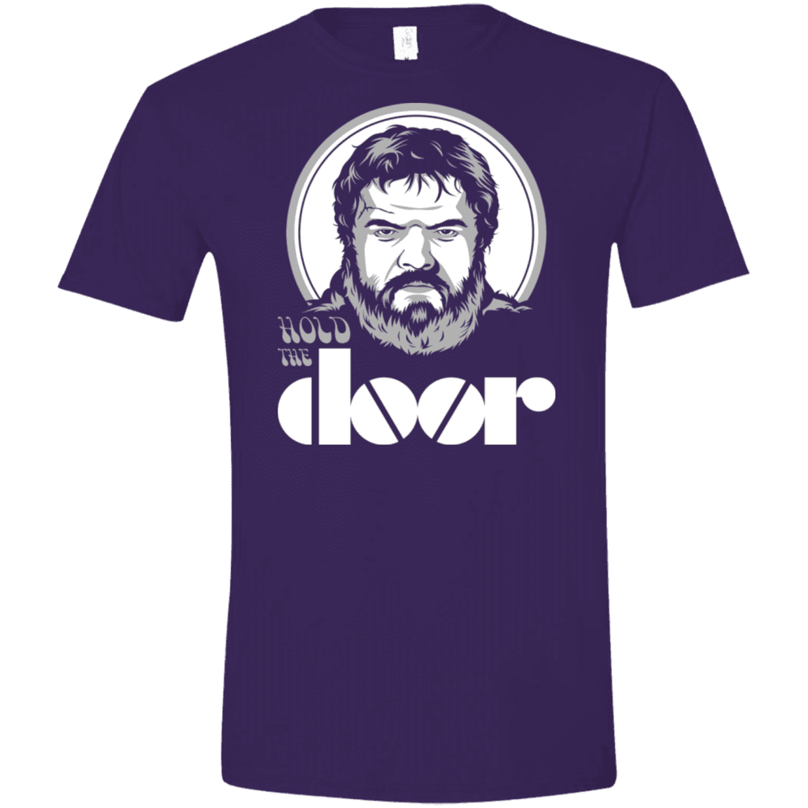 T-Shirts Purple / S Hold the Doors Men's Semi-Fitted Softstyle
