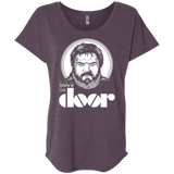 T-Shirts Vintage Purple / X-Small Hold the Doors Triblend Dolman Sleeve