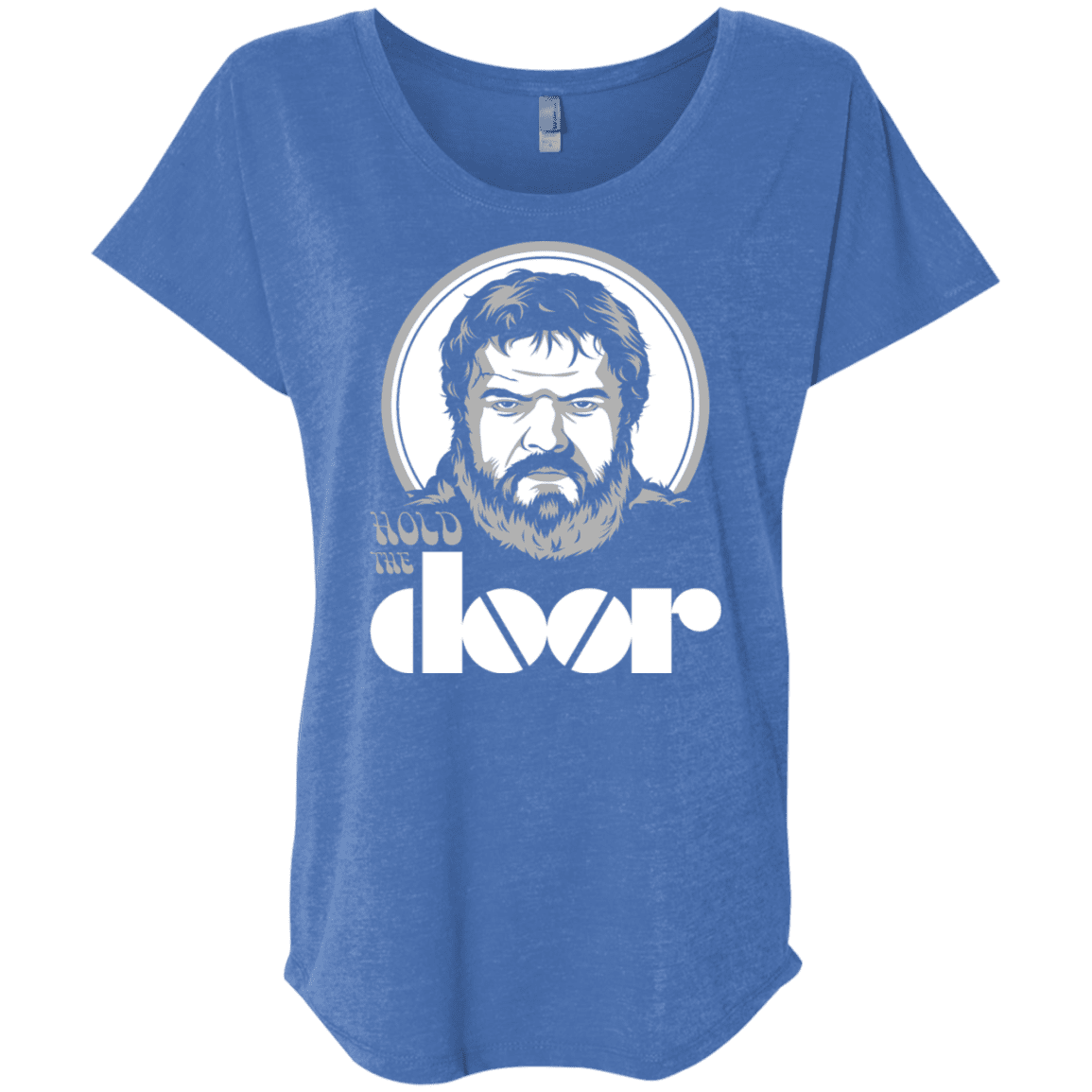 T-Shirts Vintage Royal / X-Small Hold the Doors Triblend Dolman Sleeve