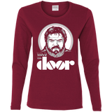 T-Shirts Cardinal / S Hold the Doors Women's Long Sleeve T-Shirt