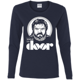 T-Shirts Navy / S Hold the Doors Women's Long Sleeve T-Shirt