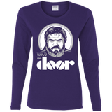 T-Shirts Purple / S Hold the Doors Women's Long Sleeve T-Shirt