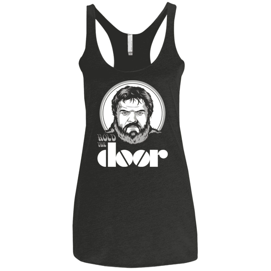 T-Shirts Vintage Black / X-Small Hold the Doors Women's Triblend Racerback Tank