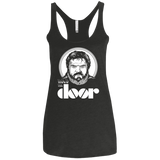 T-Shirts Vintage Black / X-Small Hold the Doors Women's Triblend Racerback Tank