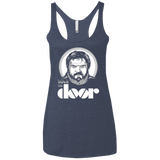 T-Shirts Vintage Navy / X-Small Hold the Doors Women's Triblend Racerback Tank