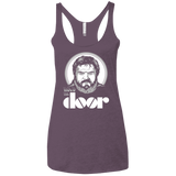 T-Shirts Vintage Purple / X-Small Hold the Doors Women's Triblend Racerback Tank