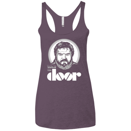 T-Shirts Vintage Purple / X-Small Hold the Doors Women's Triblend Racerback Tank