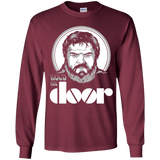T-Shirts Maroon / YS Hold the Doors Youth Long Sleeve T-Shirt