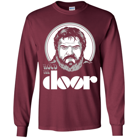 T-Shirts Maroon / YS Hold the Doors Youth Long Sleeve T-Shirt