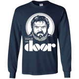 T-Shirts Navy / YS Hold the Doors Youth Long Sleeve T-Shirt