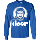 T-Shirts Royal / YS Hold the Doors Youth Long Sleeve T-Shirt