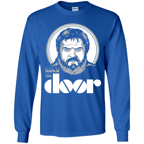 T-Shirts Royal / YS Hold the Doors Youth Long Sleeve T-Shirt