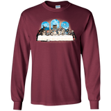 T-Shirts Maroon / S Holy Grail Dinner Men's Long Sleeve T-Shirt