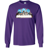 T-Shirts Purple / S Holy Grail Dinner Men's Long Sleeve T-Shirt