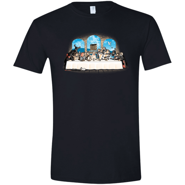 T-Shirts Black / X-Small Holy Grail Dinner Men's Semi-Fitted Softstyle