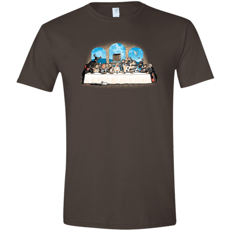 T-Shirts Dark Chocolate / S Holy Grail Dinner Men's Semi-Fitted Softstyle
