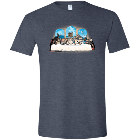 T-Shirts Heather Navy / S Holy Grail Dinner Men's Semi-Fitted Softstyle