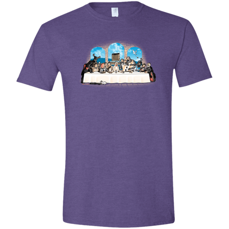 T-Shirts Heather Purple / S Holy Grail Dinner Men's Semi-Fitted Softstyle