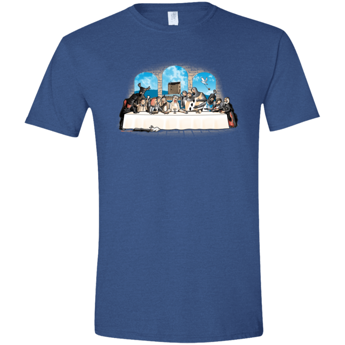 T-Shirts Heather Royal / X-Small Holy Grail Dinner Men's Semi-Fitted Softstyle