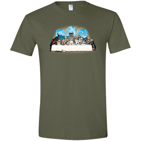 T-Shirts Military Green / S Holy Grail Dinner Men's Semi-Fitted Softstyle