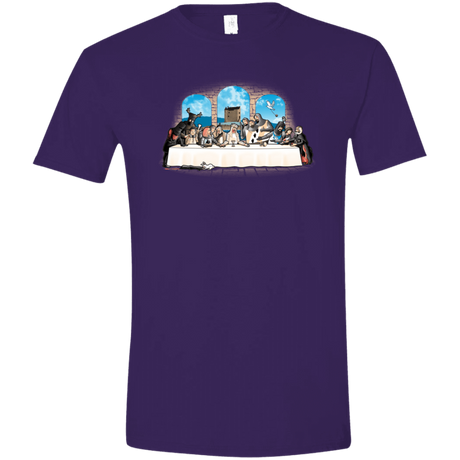 T-Shirts Purple / S Holy Grail Dinner Men's Semi-Fitted Softstyle