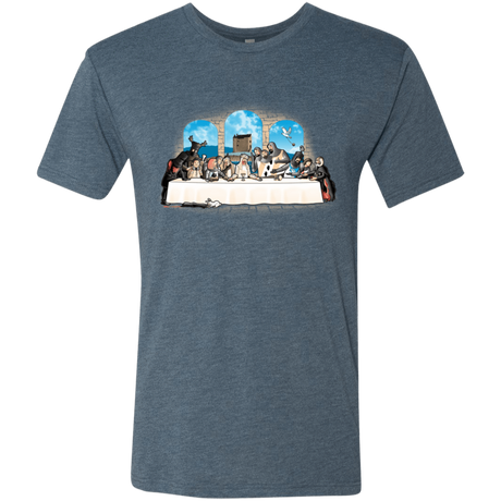 T-Shirts Indigo / S Holy Grail Dinner Men's Triblend T-Shirt
