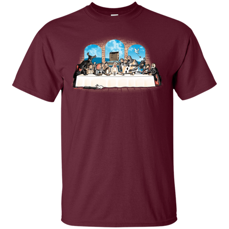 T-Shirts Maroon / S Holy Grail Dinner T-Shirt