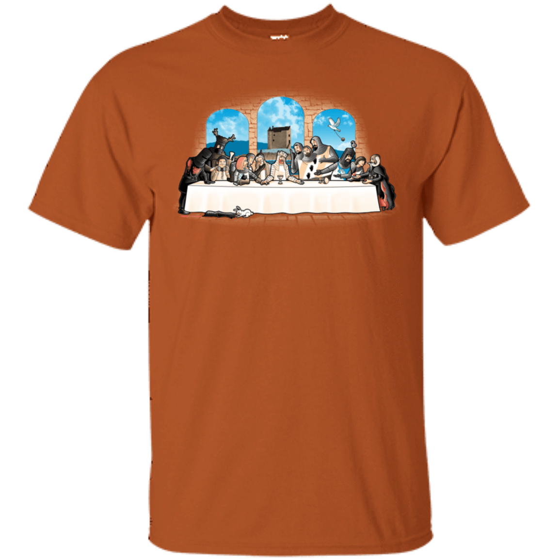 T-Shirts Texas Orange / S Holy Grail Dinner T-Shirt