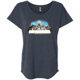 T-Shirts Vintage Navy / X-Small Holy Grail Dinner Triblend Dolman Sleeve