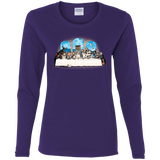 T-Shirts Purple / S Holy Grail Dinner Women's Long Sleeve T-Shirt