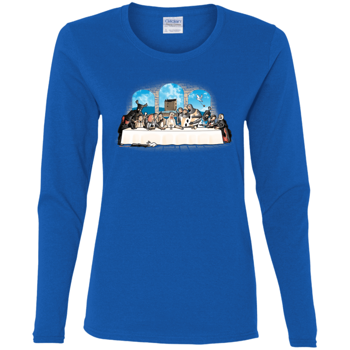 T-Shirts Royal / S Holy Grail Dinner Women's Long Sleeve T-Shirt