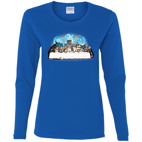 T-Shirts Royal / S Holy Grail Dinner Women's Long Sleeve T-Shirt