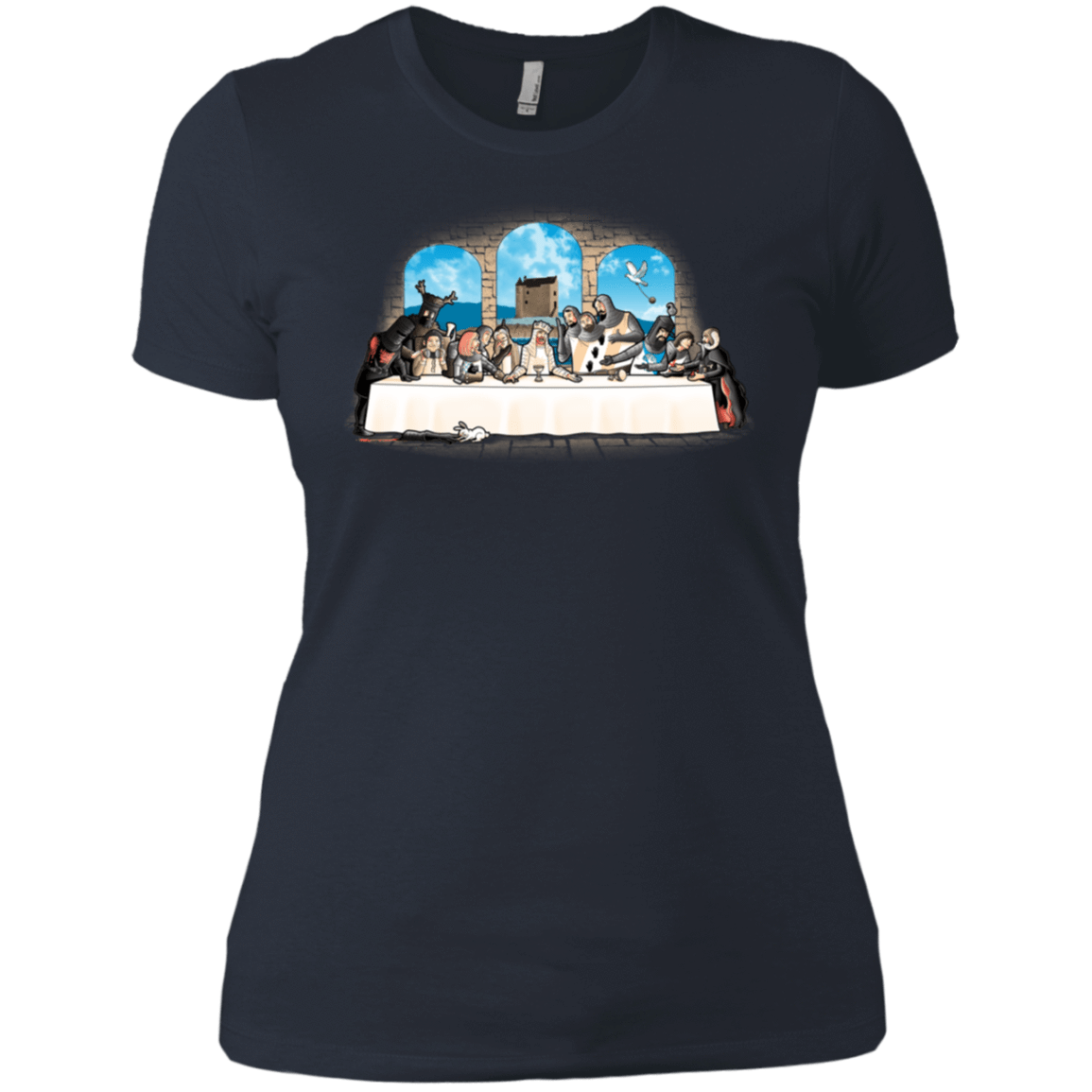 T-Shirts Indigo / X-Small Holy Grail Dinner Women's Premium T-Shirt