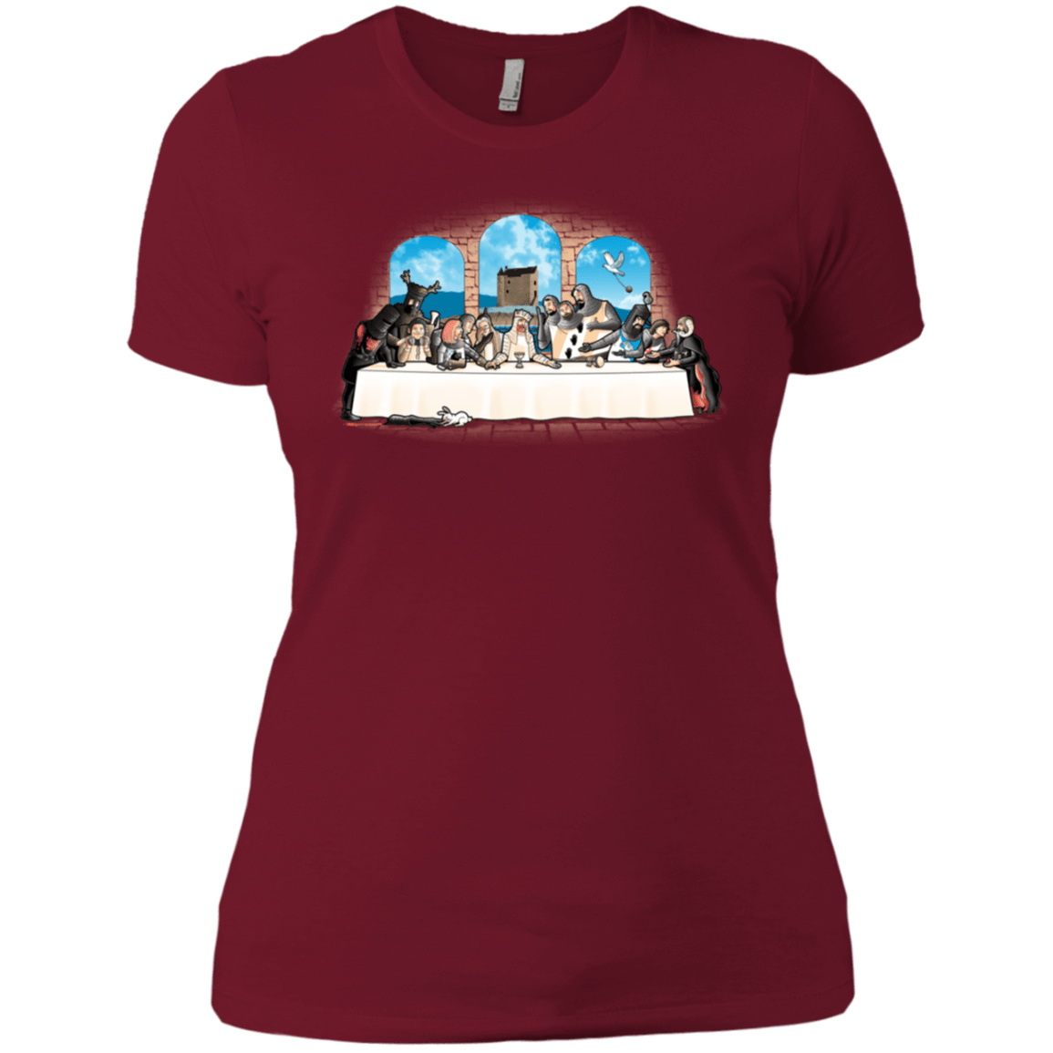 T-Shirts Scarlet / S Holy Grail Dinner Women's Premium T-Shirt