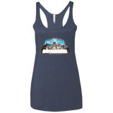 T-Shirts Vintage Navy / X-Small Holy Grail Dinner Women's Triblend Racerback Tank