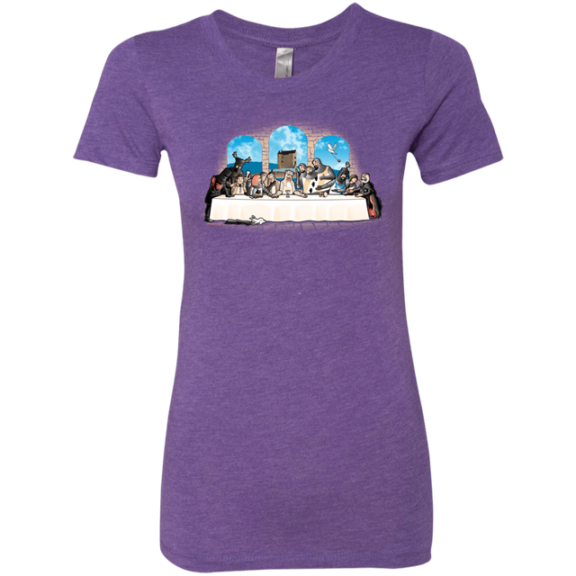 T-Shirts Purple Rush / S Holy Grail Dinner Women's Triblend T-Shirt