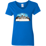 T-Shirts Royal / S Holy Grail Dinner Women's V-Neck T-Shirt