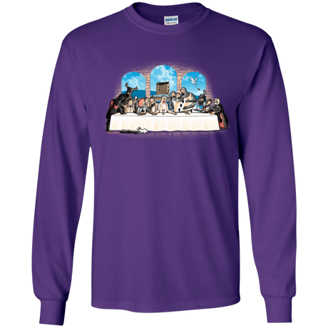 T-Shirts Purple / YS Holy Grail Dinner Youth Long Sleeve T-Shirt