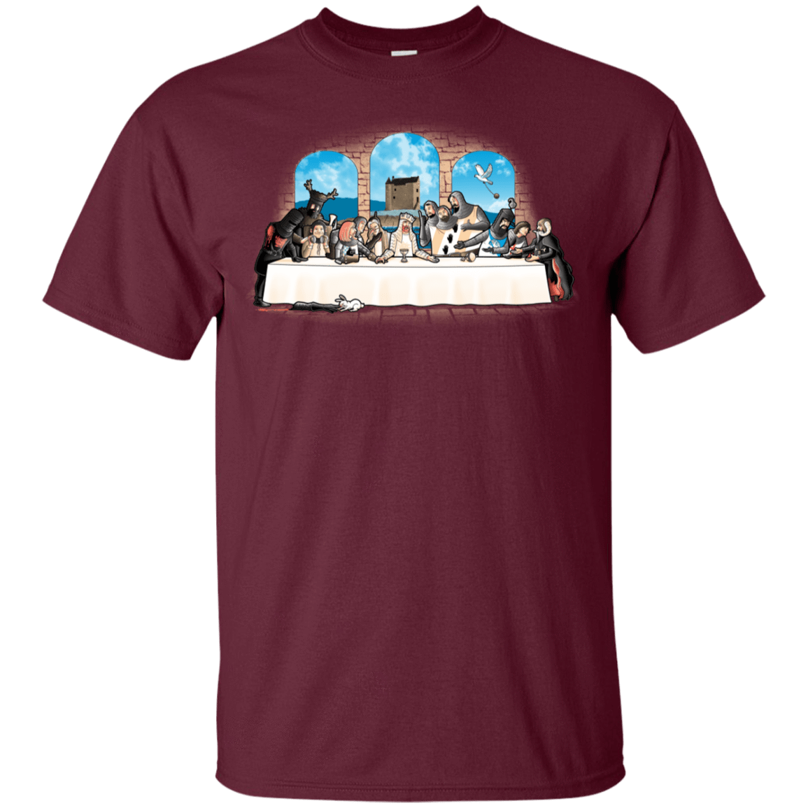 T-Shirts Maroon / YXS Holy Grail Dinner Youth T-Shirt